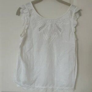 Free People Mini Shirt Dress Long Sleeve Pleats Pintuck Detail Cotton Pink L NWT